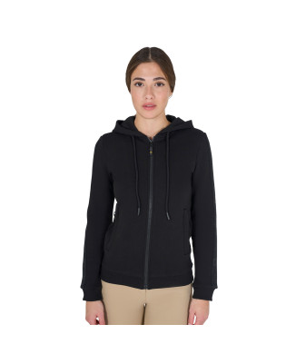 SUDADERA DE MUJER CON CREMALLERA COMPLETA Y FORRO POLAR EN EL INTERIOR