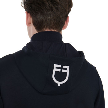 SUDADERA CON CAPUCHA PARA HOMBRE CON LOGO BORDADO