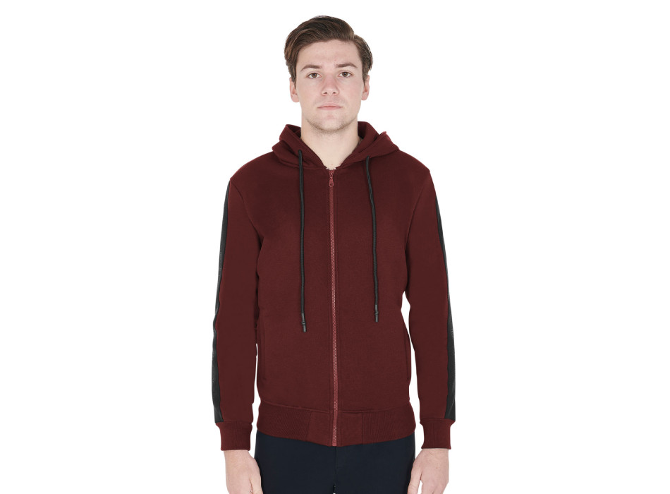 SUDADERA CON CAPUCHA PARA HOMBRE CON CREMALLERA FRONTAL