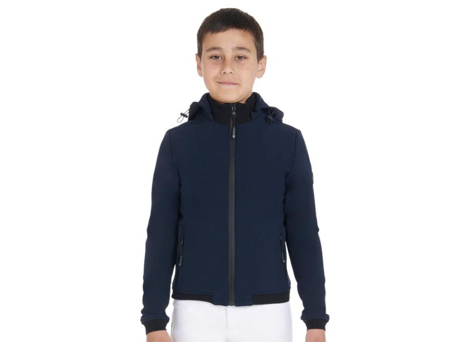 CHAQUETA SOFTSHELL DE TRES CAPAS PARA NIÑOS EN TEJIDO TÉCNICO