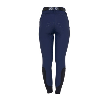 Pantalones de mujer de talle alto con monograma de EQUESTRO