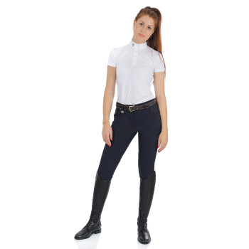 PANTALÓN DE MUJER MODELO RACE EN ALGODÓN ELÁSTICO