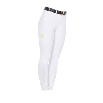 PANTALONES DE MUJER SLIM FIT CON AGARRE EN LA RODILLA