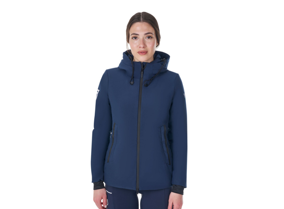 Chaqueta impermeable de plumón Equestro X Fise para mujer
