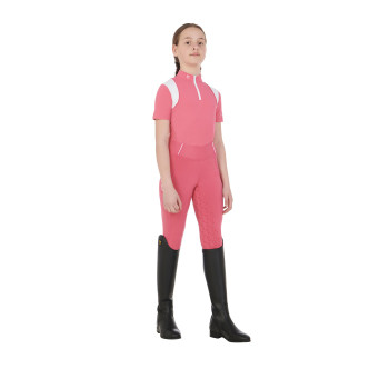 POLO SLIM FIT PARA NIÑA CON CREMALLERA DE ENTRENAMIENTO