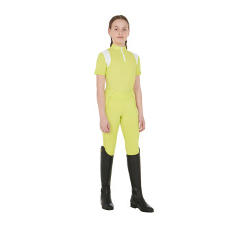 POLO SLIM FIT PARA NIÑA CON CREMALLERA DE ENTRENAMIENTO