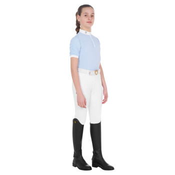 POLO DE COMPETICIÓN SLIM FIT PARA NIÑAS CON MANGAS CON VOLANTES