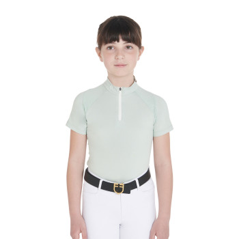 POLO DE ENTRENAMIENTO DE TEJIDO TÉCNICO SLIM FIT PARA NIÑOS