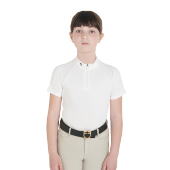 POLO DE ENTRENAMIENTO DE TEJIDO TÉCNICO SLIM FIT PARA NIÑOS