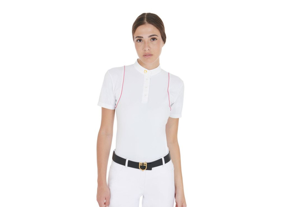 POLO DE COMPETICIÓN DE MUJER SLIM FIT CON BOTONES