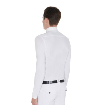 POLO DE MANGA LARGA PARA HOMBRE EN TEJIDO TÉCNICO DE POLAR