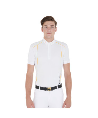 POLO DE HOMBRE SLIM FIT EN TEJIDO TÉCNICO CON VIRAJE