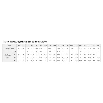 Botas con cordones sintéticos RIDING WORLD