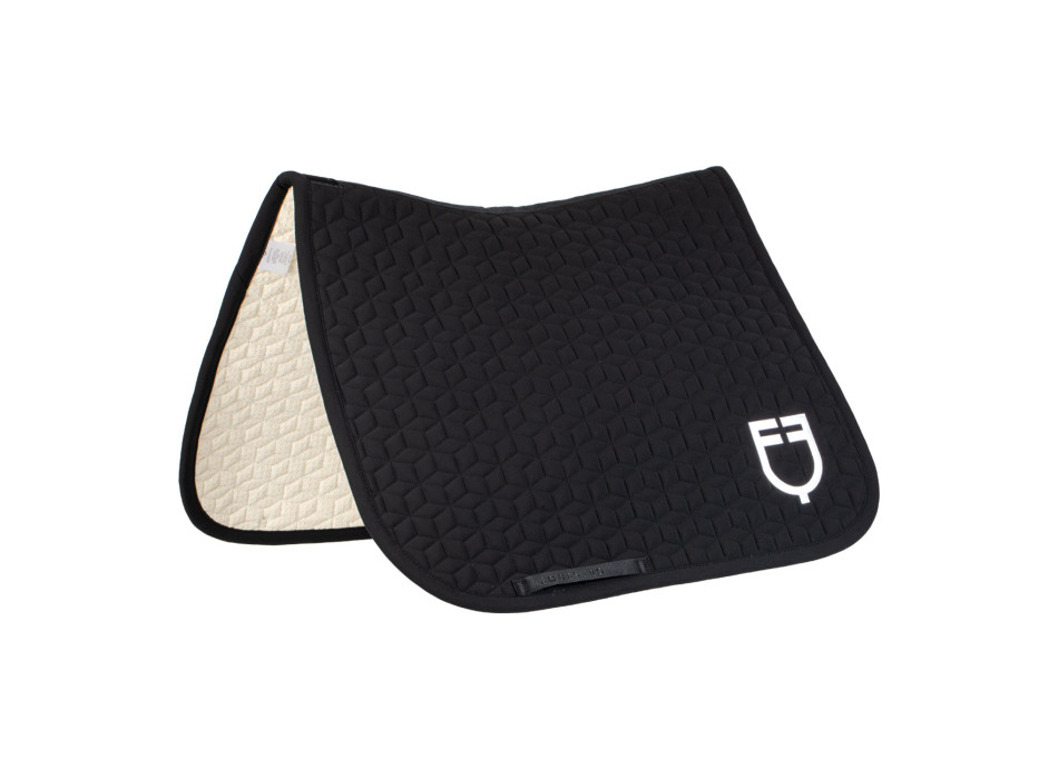 Manta para silla de doma clásica EQUESTRO con acolchado cúbico