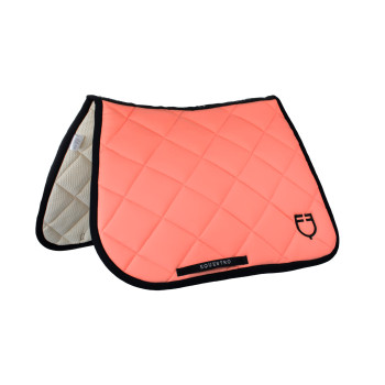 Manta para silla de salto EQUESTRO Black Line Edition con logotipo bordado