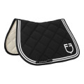 Manta para silla de salto con doble raya en tejido técnico EQUESTRO.