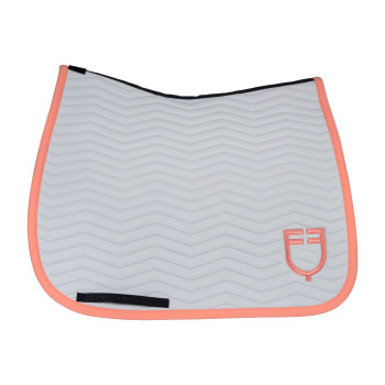 Manta para silla de doma clásica con acolchado ondulado en tejido técnico EQUESTRO.