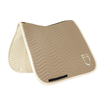 Manta para silla de doma clásica con acolchado ondulado en tejido técnico EQUESTRO.