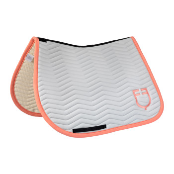 Manta para silla de salto con acolchado ondulado en tejido técnico EQUESTRO.