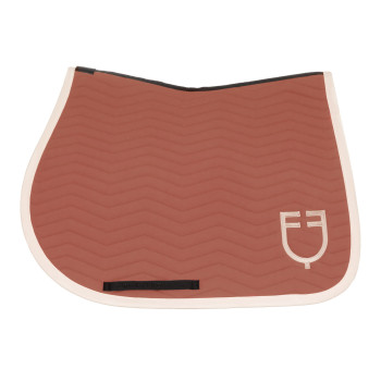 Manta para silla de salto con acolchado ondulado en tejido técnico EQUESTRO.