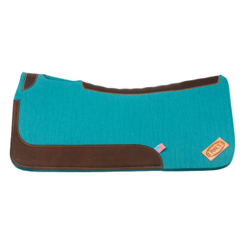 MANTA DE SILLÍN POOL'S WESTERN DE FIELTRO CON REFUERZOS DE CUERO