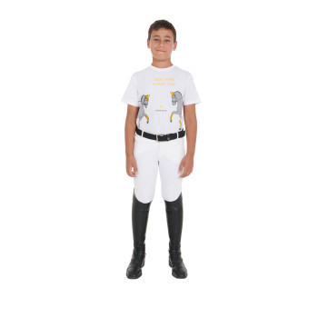 CAMISETA INFANTIL CON ESTAMPADO DE DOMA CLÁSICA SLIM FIT
