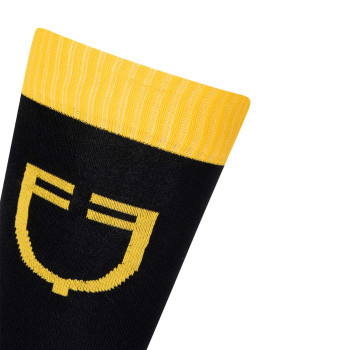 Chaussettes techniques avec logo EQUESTRO contrastant