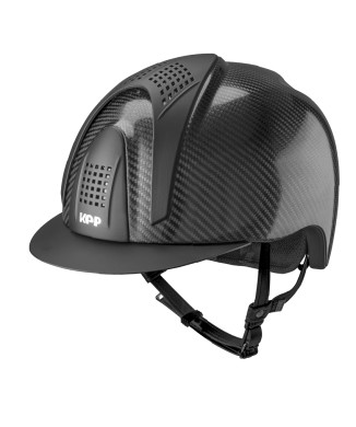 CASQUE E-LIGHT CARBONE NOIR BRILLANT AVEC VISIÈRE NOIR MAT ET 3 BOULONS NOIRS MAT