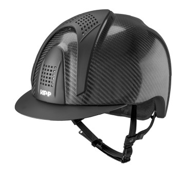 CASQUE E-LIGHT CARBONE NOIR BRILLANT AVEC VISIÈRE NOIR MAT ET 3 BOULONS NOIRS MAT
