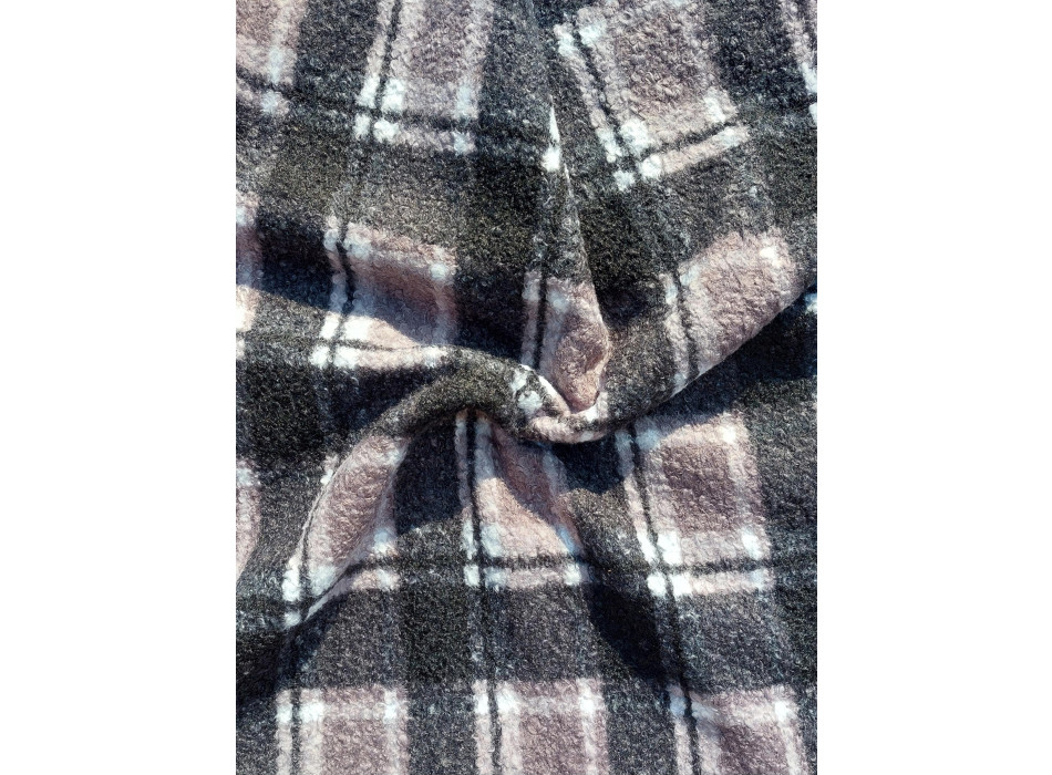 Couverture en laine bouclée faite main et personnalisable DHN