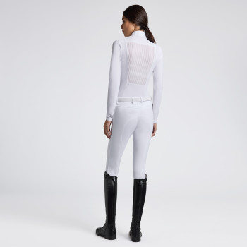 Maillot de compétition CT L/S Warm avec empiècement jacquard