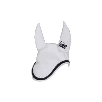  BONNET PONEY EN COTON AVEC BORDURE CONTRASTÉE