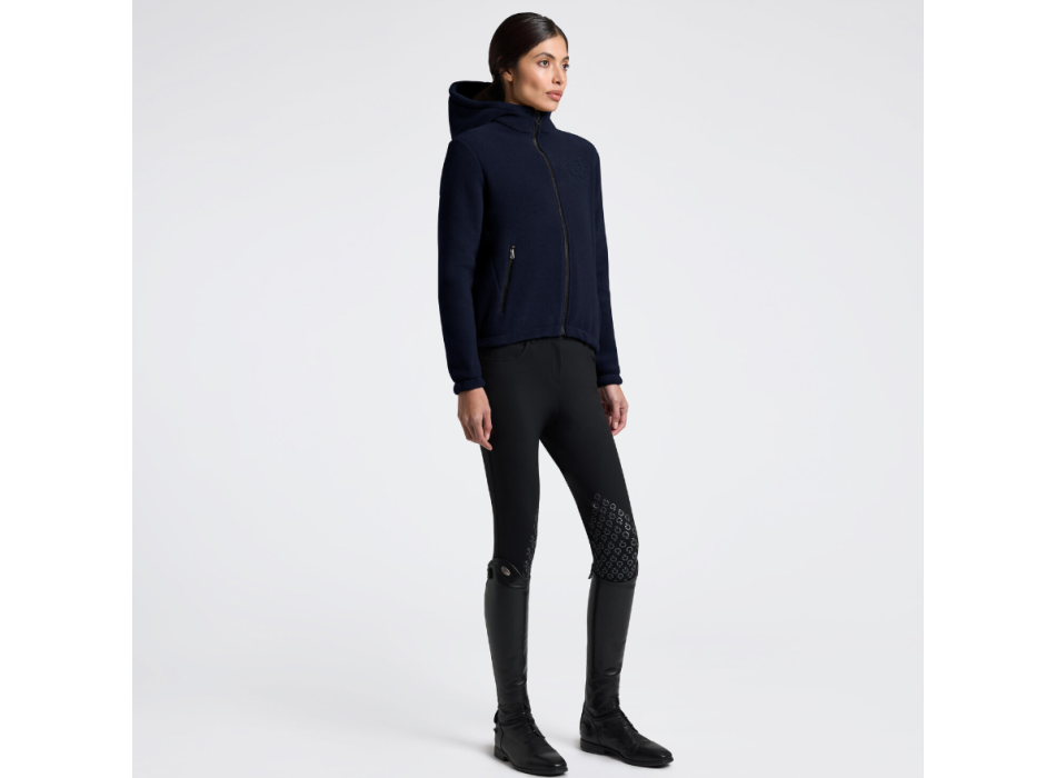 Sweat à capuche technique en polaire pour femme CAVALLERIA TOSCANA