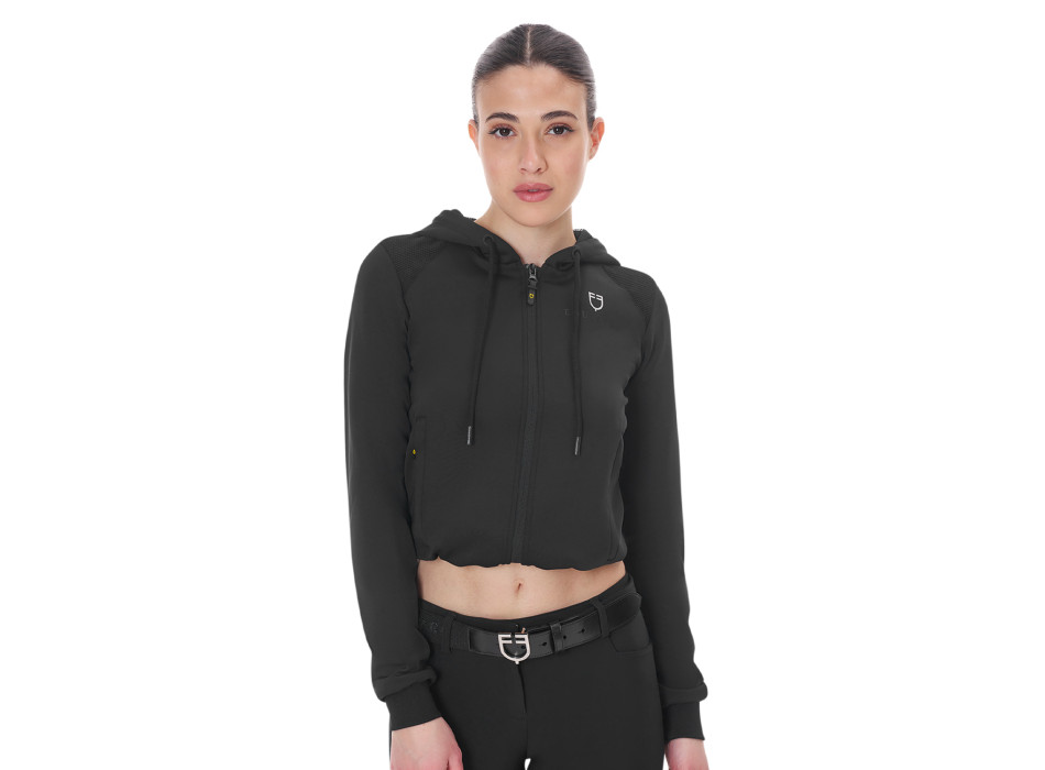 SWEAT À CAPUCHE COURT POUR FEMME