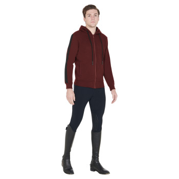 SWEAT À CAPUCHE POUR HOMME AVEC FERMETURE ÉCLAIR SUR LE DEVANT