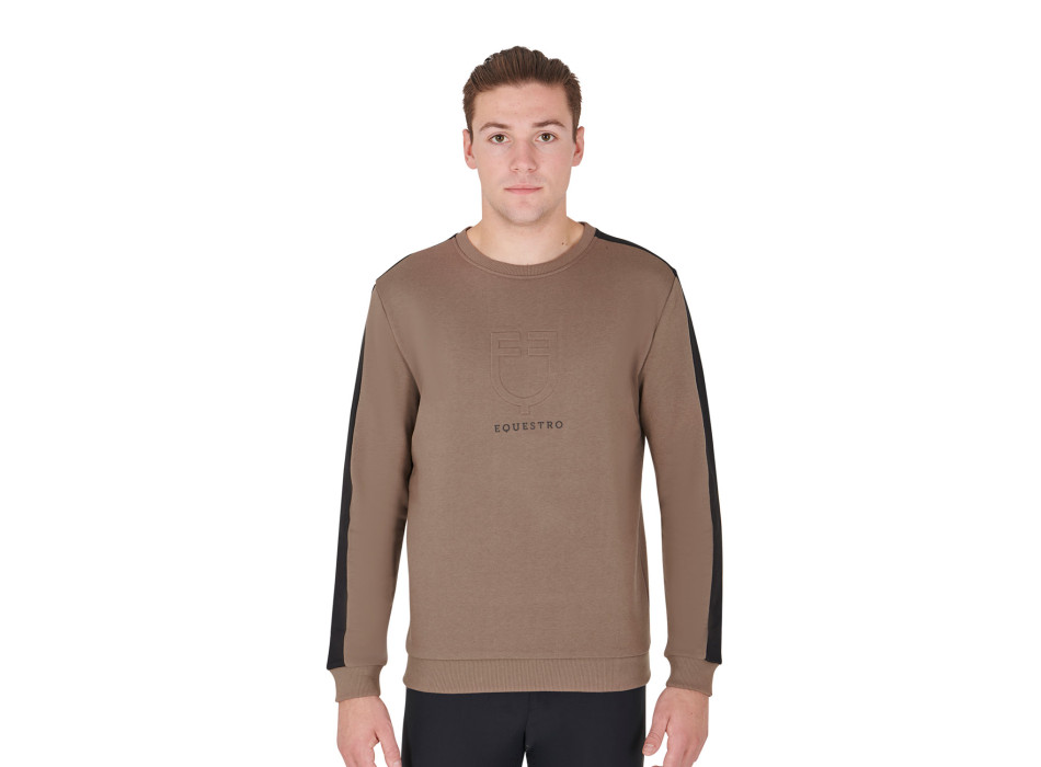 SWEAT-SHIRT EN COTON POUR HOMME AVEC LOGO