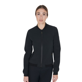 BLOUSON BOMBER FEMME EN TISSU TECHNIQUE