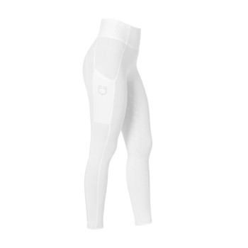 Queue-de-pie pour femme EQUESTRO en tissu technique ornée de strass