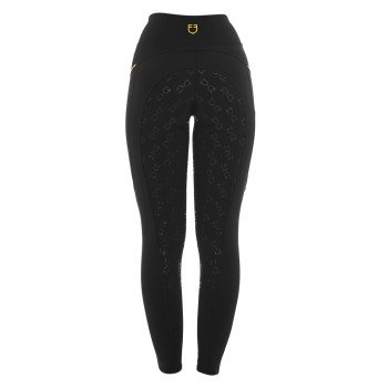 LEGGINGS FEMME COUPE SLIM AVEC INSERTS EN MICRO-MESH