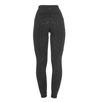 Leggings slim pour femmes EQUESTRO avec empiècements en micro-maille