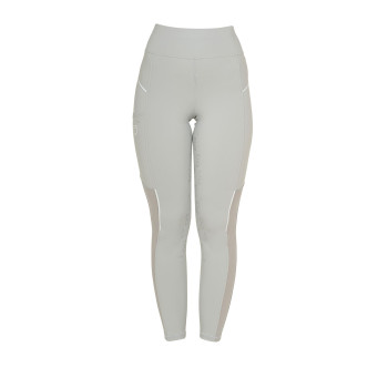Leggings slim pour femmes EQUESTRO avec empiècements en micro-maille