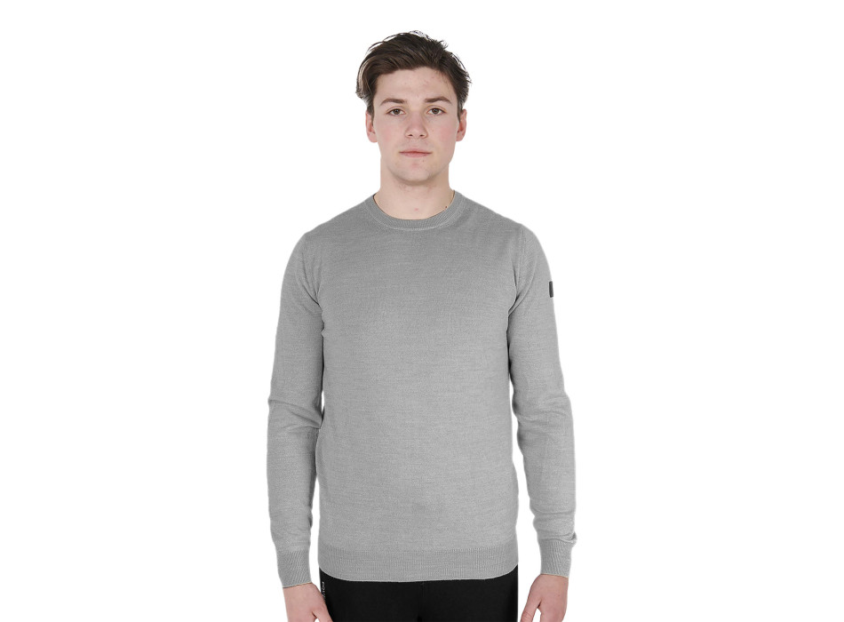 PULL COL ROND HOMME EN LAINE MÉRINOS