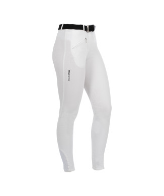 PANTALON FEMME MODÈLE SELENE EN COTON STRETCH AVEC GRIP