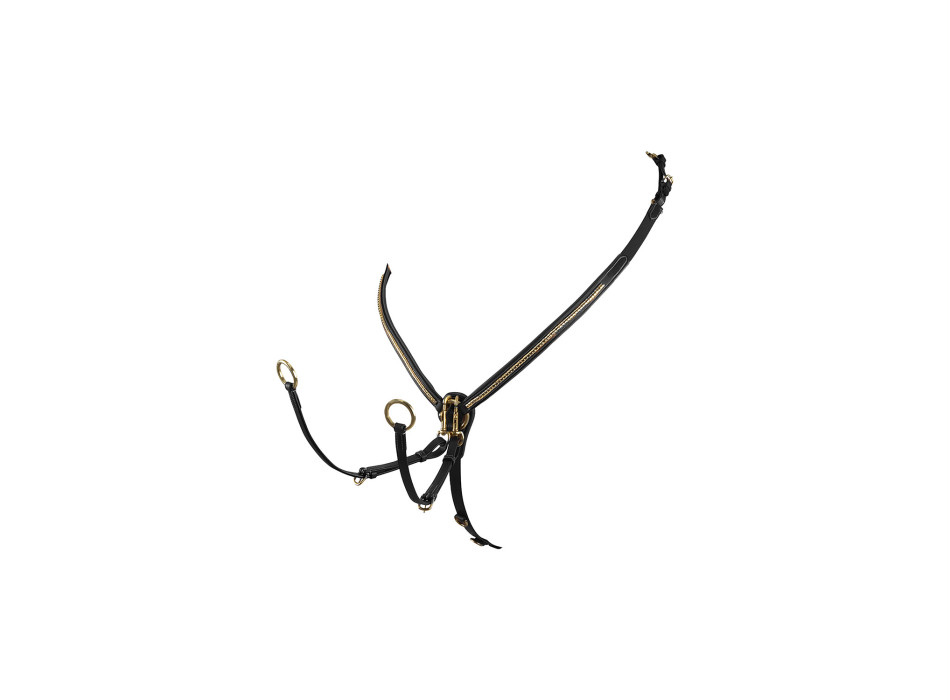 CUIRASSE À FOURCHETTE EN CUIR TANNÉ AVEC SERRE-JOINT EN LAITON