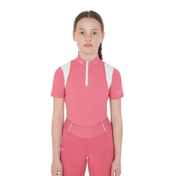 POLO SLIM FIT POUR FILLE AVEC ZIP D'ENTRAÎNEMENT
