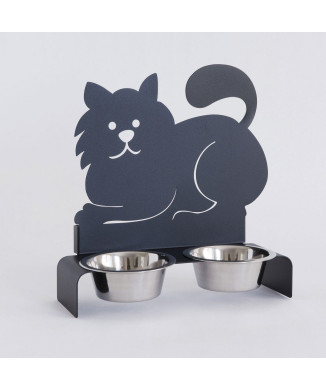 Porte-bol double Cat 2639 Arti e Mestieri