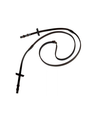 Rênes simples et étroites en cuir.