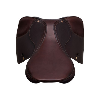 SELLE DE SAUT FIRENZE BOIS ARBRE CUIR MARTELÉ