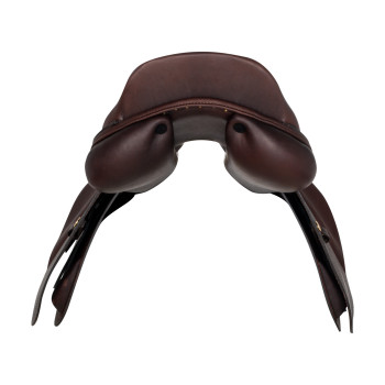 SELLE DE SAUT FIRENZE BOIS ARBRE CUIR MARTELÉ