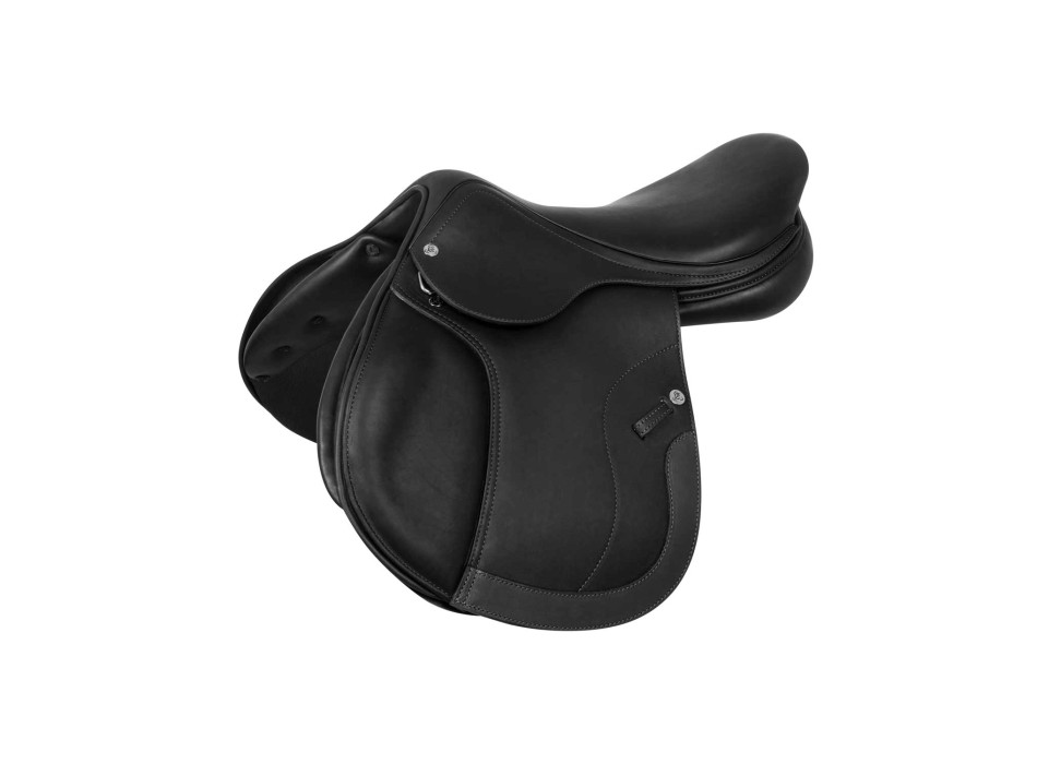 SELLE DE SAUT ROMA ARRONDISSEMENT EN BOIS DOUBLE CUIR